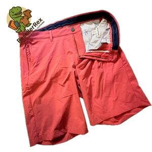 Tommy Bahama Men's Coral Pink Stretch Golf Shorts Size 34‎